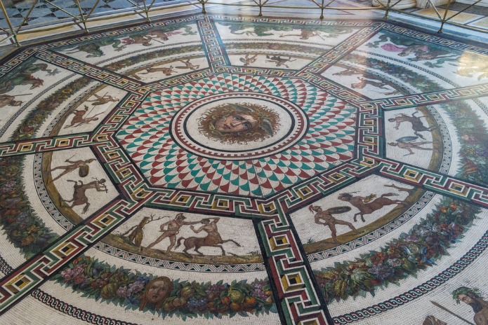 Beautiful floors, Hermitage Museum, St. Petersburg, Russia