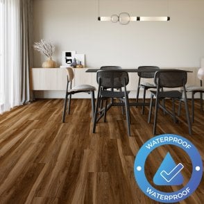AquaLuxe - Glue Down LVT Flooring - Blonde Walnut