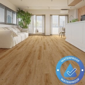 AquaLuxe - Glue Down LVT Flooring - Cabin Oak