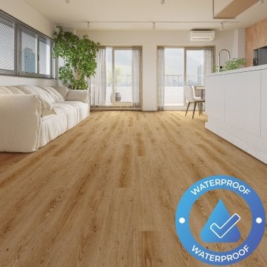 AquaLuxe - Glue Down LVT Flooring - Cabin Oak