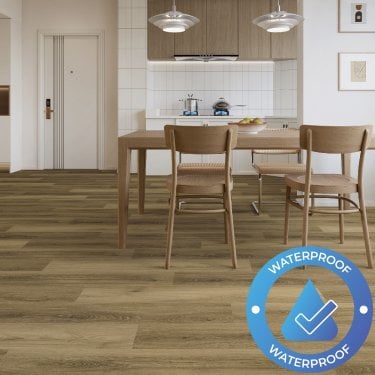 AquaLuxe - Glue Down LVT Flooring - English Oak