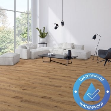 AquaLuxe - Glue Down LVT Flooring - Forest Oak