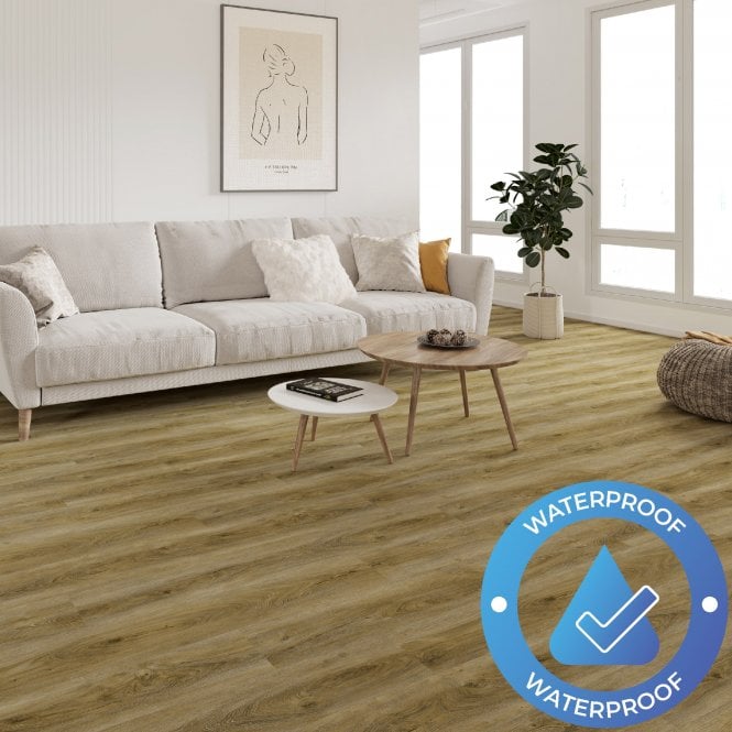 AquaLuxe - Glue Down LVT Flooring - Ranch Oak