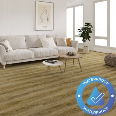 AquaLuxe - Glue Down LVT Flooring - Ranch Oak