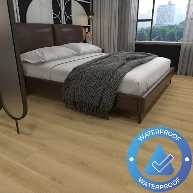 AquaStone - Waterproof LVT Flooring - Aura Oak (5G)