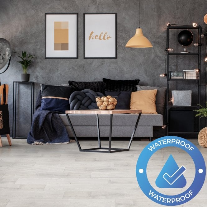 AquaStone - Waterproof LVT Flooring - Misty Oak
