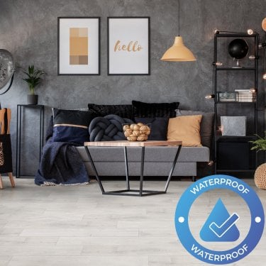 AquaStone - Waterproof LVT Flooring - Misty Oak