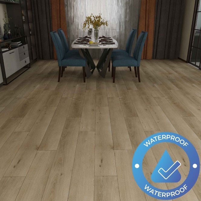 AquaStone - Waterproof LVT Flooring - Prairie Oak (5G)