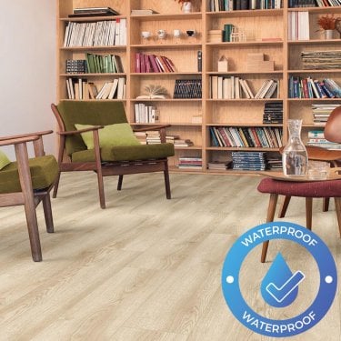 Areti Waterproof LVT Flooring - Mavro Oak