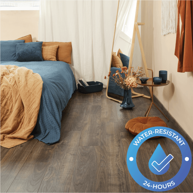  - Ocean+ - 8mm Water-Resistant Laminate - Java Brown - B7311