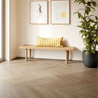 Berry Zenn - Glue Down Herringbone LVT Flooring - Faro