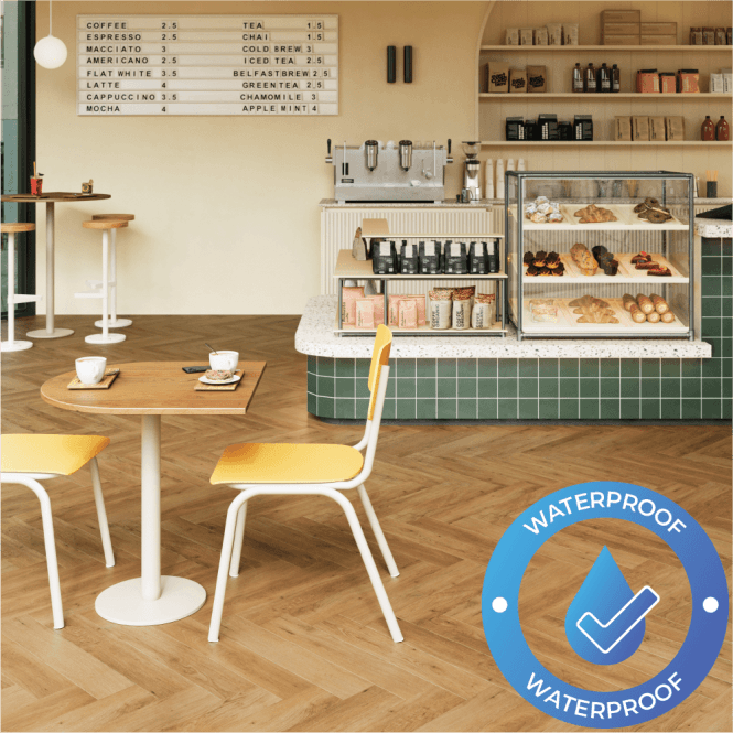 Berry Zenn - Waterproof LVT Herringbone Flooring - Cairo - 2248