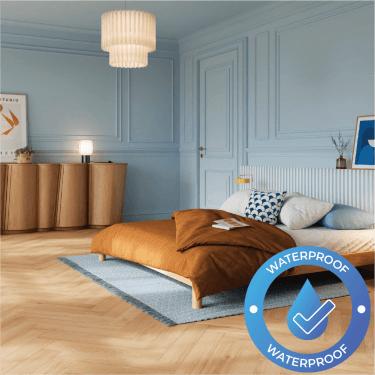 Berry Zenn - Waterproof LVT Herringbone Flooring - Monsanto - 2243