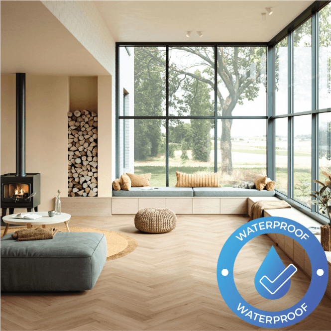Berry Zenn - Waterproof LVT Herringbone Flooring - Orlando - 2244