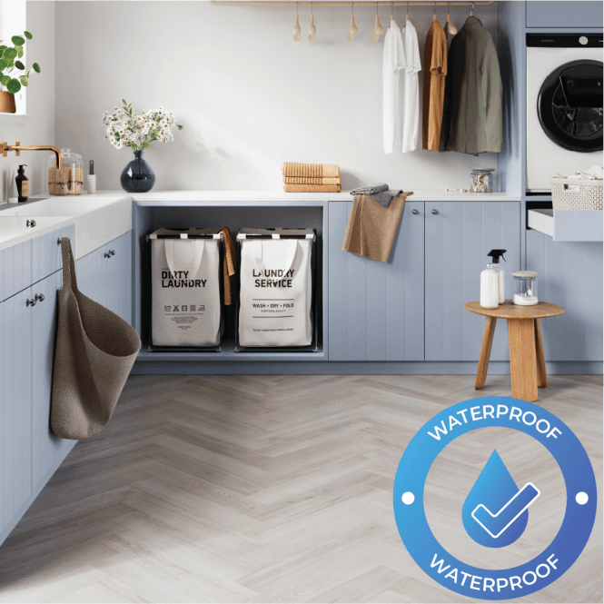 Berry Zenn - Waterproof LVT Herringbone Flooring - Oslo - 2245