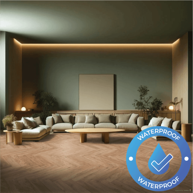 Berry Zenn - Waterproof LVT Herringbone Flooring - Porto - 2247