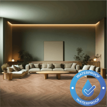 Berry Zenn - Waterproof LVT Herringbone Flooring - Porto - 2247