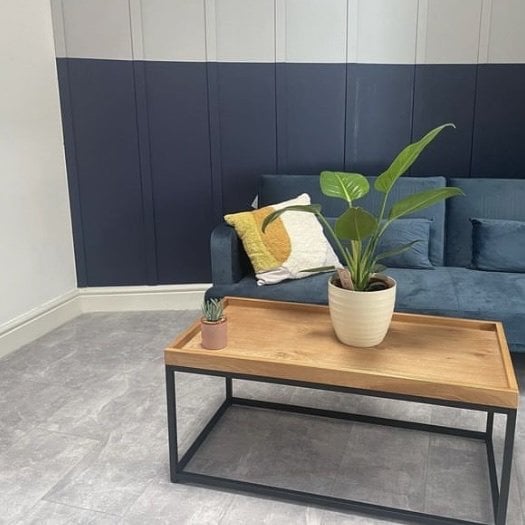 Elite Stone - 8mm Tile Effect Laminate Flooring - Light Screed