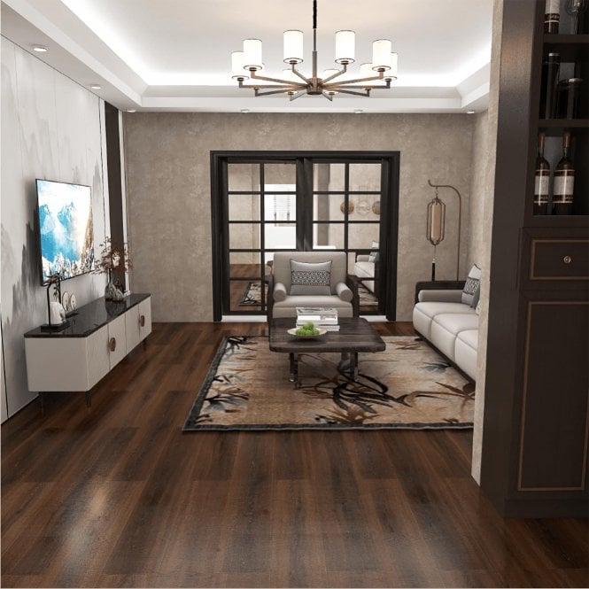 Doppio - 8mm Laminate Flooring - Conker Oak