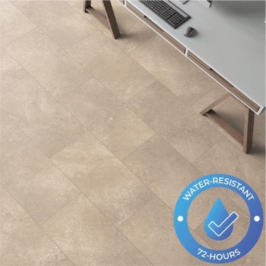 Elite Stone - 8mm Tile Effect Laminate - Sand Beton
