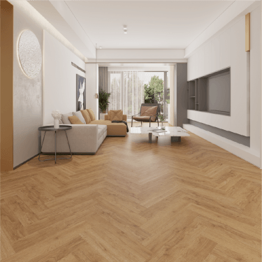 Emperor - 12mm Laminate Flooring - Macadamia Herringbone Oak