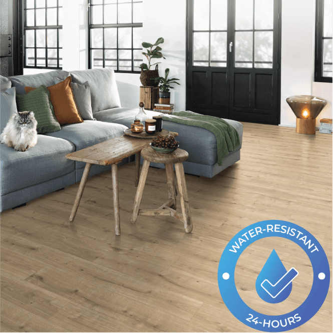 Fika - 8mm Laminate Flooring - Light Dune Oak