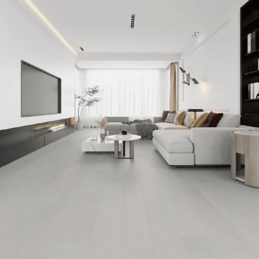 Glossy Varnished - 8mm High Gloss Laminate Flooring - White Gloss Laminate
