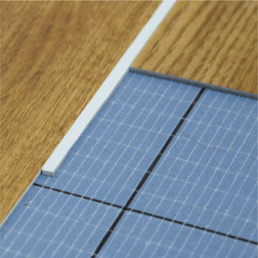 LVT Flooring Feature Strip - White - Pack of 50
