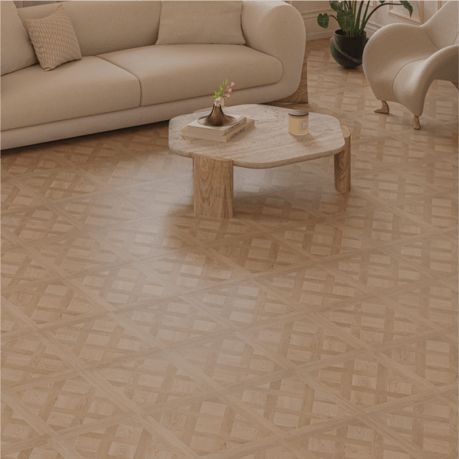 Manor House - 8mm Parquet - Laminate Flooring - Refined Oak