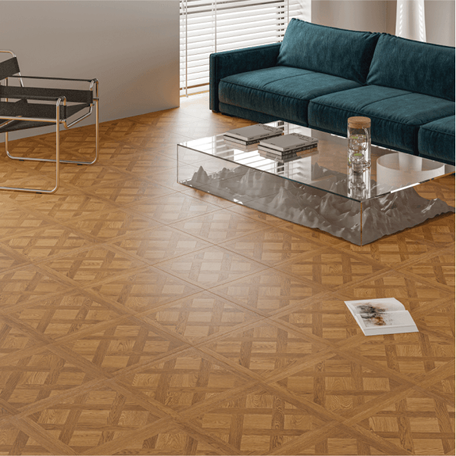 Manor House - 8mm Parquet - Laminate Flooring - Regent Oak