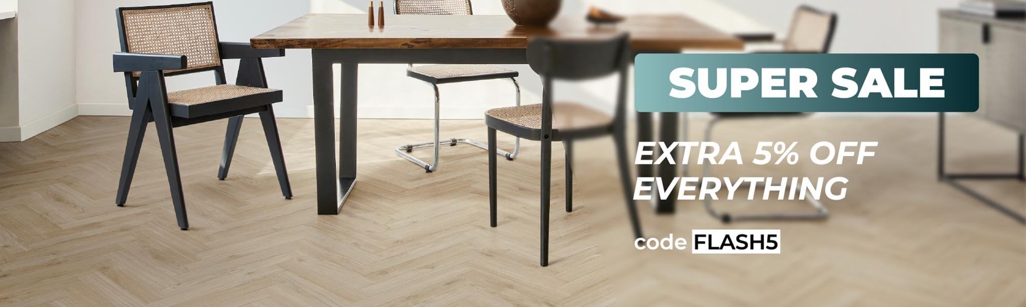 EXTRA 5% OFF EVERYTHING