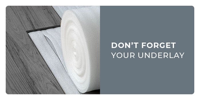 Flooring underlay — laminate, wood and LVT underlay available for fast UK delivery