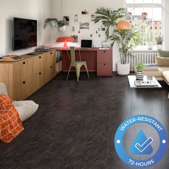 New Hydro Guard - 8mm Water Resistant Laminate Flooring - Cypria Slate