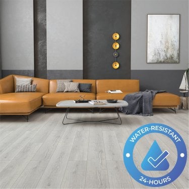 Patara - 8mm Laminate Flooring - Grey Oak