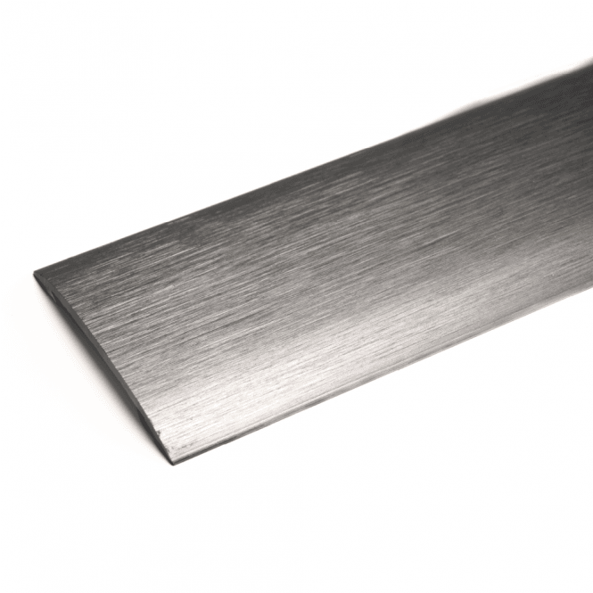Premium Stick Down Cover Strip - Brushed Nickel 0.9m