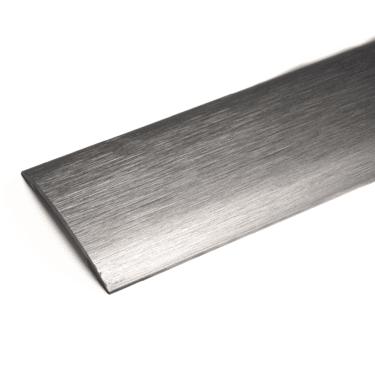 Premium Stick Down Cover Strip - Brushed Nickel 0.9m