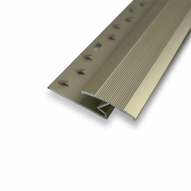 Screw Down Zig-Zag Bar Brushed Gold 0.9m