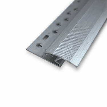 Screw Down Zig-Zag Bar Brushed Steel 0.9m
