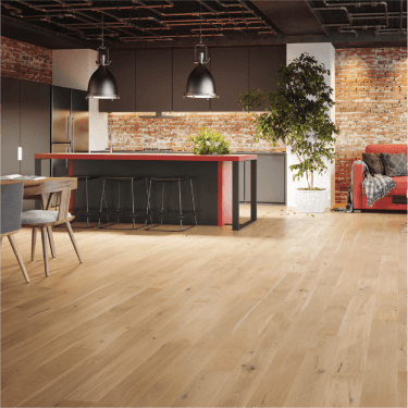 Smart Click - 14mm Engineered Wooden Flooring - Oak Cream Matt Lacquered