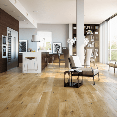 Smart Click - 14mm x 180mm Engineered Wooden Flooring - Oak Brushed and Oiled
