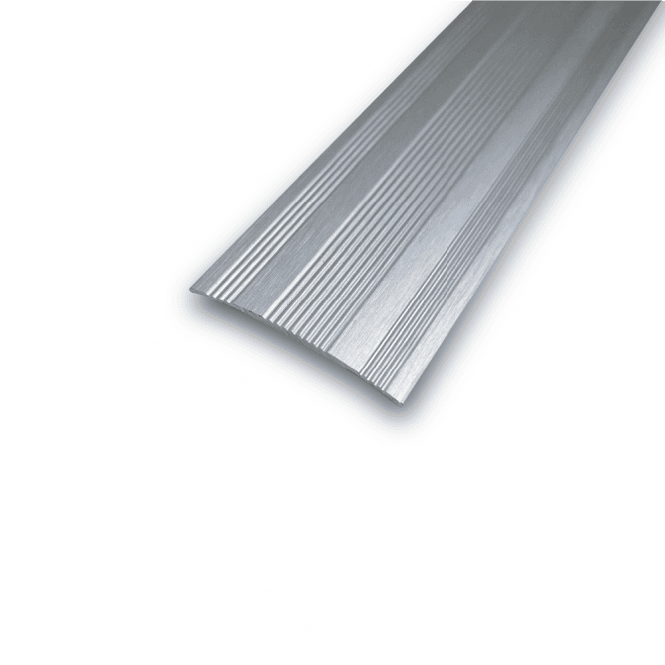 Stick Down Cover Strip Brushed Steel 0.9m