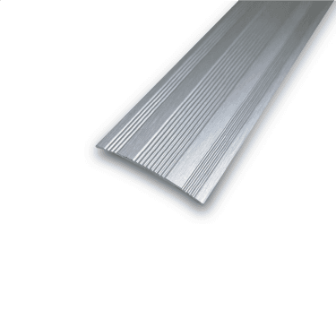 Stick Down Cover Strip Brushed Steel 0.9m