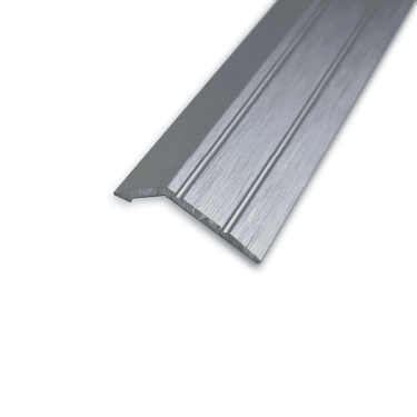 Stick Down Ramp Edge Brushed Steel 0.9mm