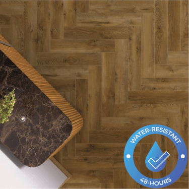 Villa - 8mm Herringbone Laminate - Carlo Oak