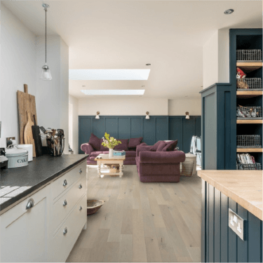 Woodland Click - 14mm x 130mm Engineered Wood Flooring - Various Grey Matt Lacquered